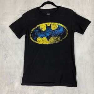 DC Comics Batman Graphic Tee Sz Small Black Cotton